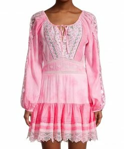 LoveShackFancy Chelie Embroidered Dress NEW IN