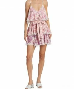 Hemant And Nandita NEW IN Suki Tiered Floral Minidress