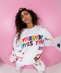 The Mayfair Group Mayfair X @iscreamcolour Somebody Loves You Crewneck