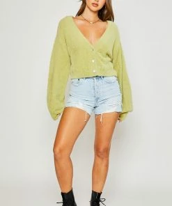 OnFemme By Lindsey's Kloset NEW IN Avocado Cardigan