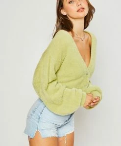 OnFemme By Lindsey's Kloset NEW IN Avocado Cardigan 7 OnFemme By Lindsey's Kloset NEW IN Avocado Cardigan
