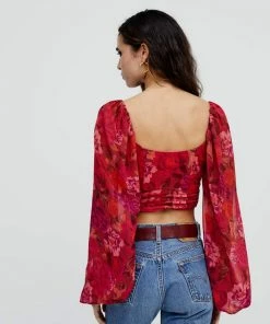 For Love And Lemons Trisha Crop Top