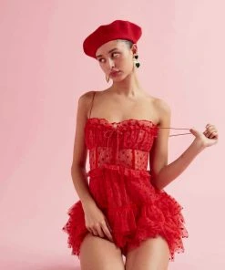 For Love And Lemons Jules Mini Dress