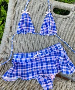 Frankie's Bikinis Phillipa Terry Triangle Bikini Top NEW IN