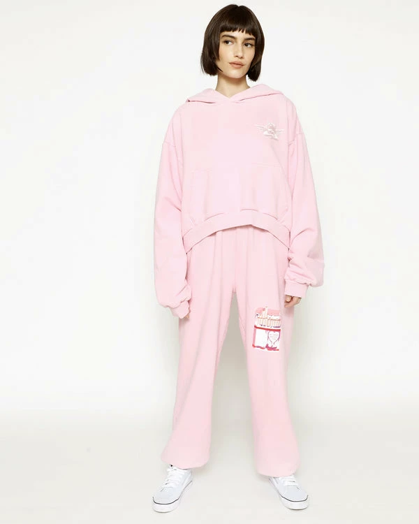 Boys Lie NEW IN PINK NO SMOKE WITHOUT FIRE HOODIE 5 Boys Lie NEW IN PINK NO SMOKE WITHOUT FIRE HOODIE