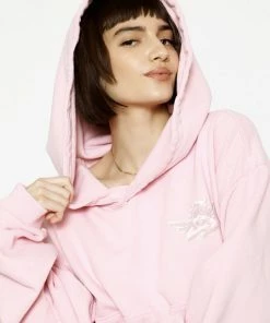 Boys Lie NEW IN PINK NO SMOKE WITHOUT FIRE HOODIE 10 Boys Lie NEW IN PINK NO SMOKE WITHOUT FIRE HOODIE