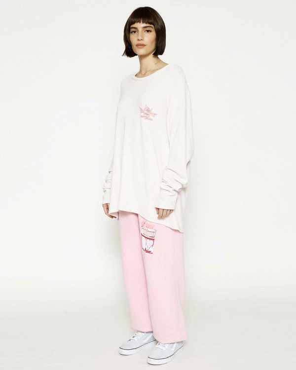 Boys Lie PINK NO SMOKE WITHOUT FIRE THERMAL LONG SLEEVE NEW IN 4 Boys Lie PINK NO SMOKE WITHOUT FIRE THERMAL LONG SLEEVE NEW IN