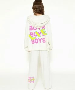Boys Lie NEW IN CREAM PUFF TERRY HOODIE