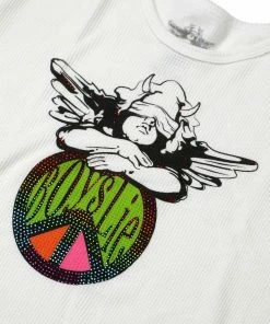 NEW IN Peace Of Boys Lie Fitted Thermal Tee