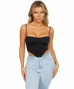 OnFemme By Lindsey's Kloset ANGLED CUT TOP
