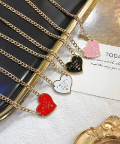 OnFemme By Lindsey's Kloset Prada Heart Necklace