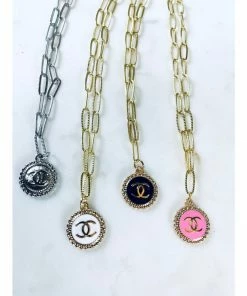 OnFemme By Lindsey's Kloset Circle C Necklace