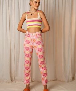 Pepper Mayo NEW IN Electric Avenue Pants - Hawaiian Floral