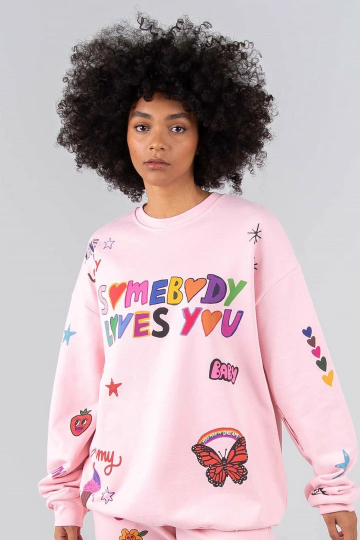 The Mayfair Group Mayfair X @iscreamcolour Somebody Loves You Sherbet Crewneck 5 The Mayfair Group Mayfair X @iscreamcolour Somebody Loves You Sherbet Crewneck