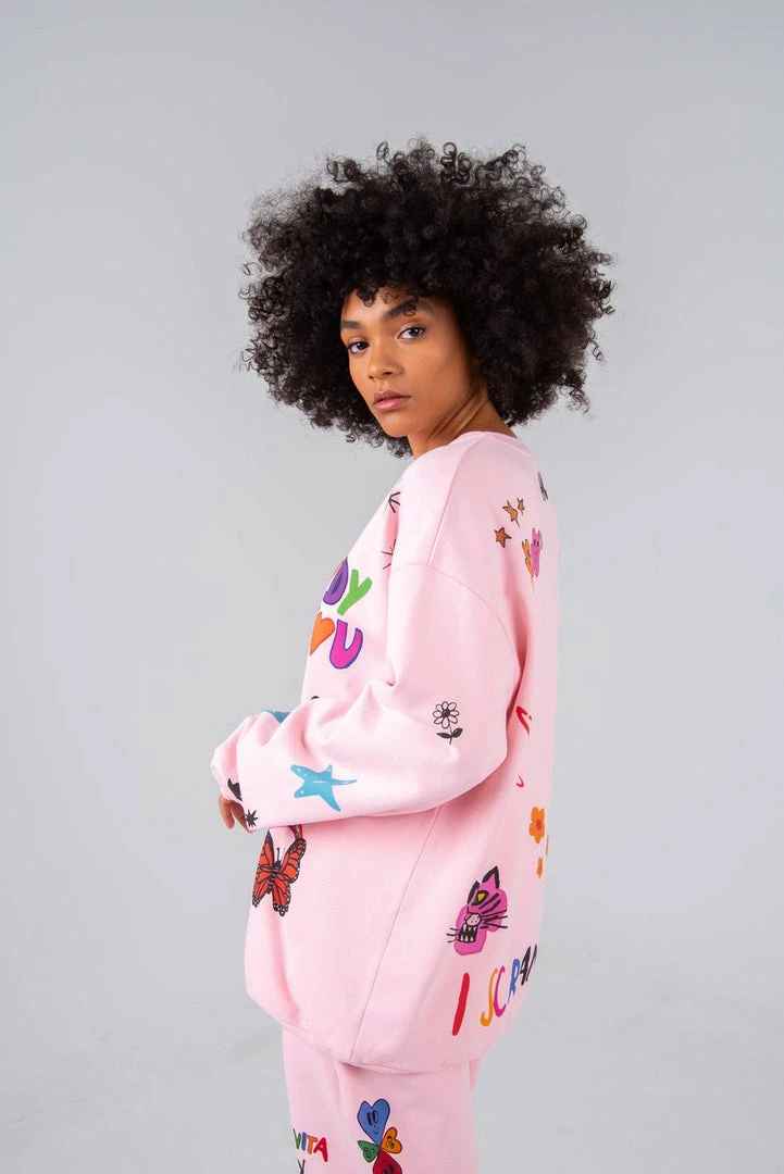 The Mayfair Group Mayfair X @iscreamcolour Somebody Loves You Sherbet Crewneck 6 The Mayfair Group Mayfair X @iscreamcolour Somebody Loves You Sherbet Crewneck