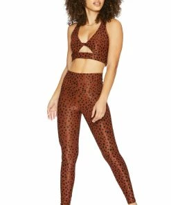 BEACHRIOT NEW IN AYLA LEGGING BROWN SPOT