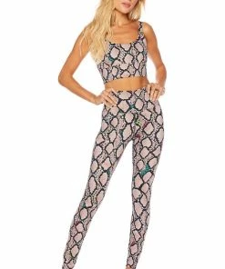 BEACHRIOT NEW IN PIPER LEGGING JEWELED PYTHON