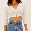 For Love And Lemons NEW IN Blanca Crochet Cardigan
