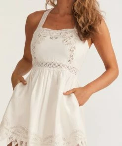 LoveShackFancy NEW IN Tariah Mini Pinafore