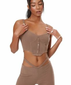 The Kript ELEMENTAL BASIK CORSET - BROWN