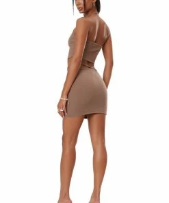 The Kript ELEMENTAL BASIK SKIRT - BROWN