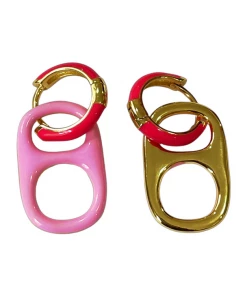 Bon Bon Whims Club Enamel Pop Drop Earrings NEW IN
