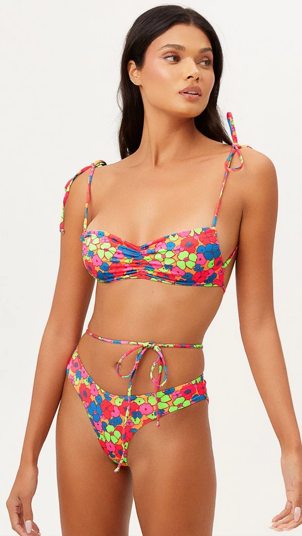 Frankie's Bikinis NEW IN Foxy Bandeau Bikini Top 2 Frankie's Bikinis NEW IN Foxy Bandeau Bikini Top