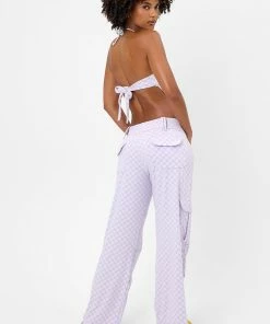 Frankie's Bikinis Chilli Checkered Cargo Pant