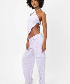 Frankie's Bikinis Chilli Checkered Cargo Pant