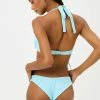 Frankie's Bikinis Dawson Plissé Cheeky Bikini Bottom NEW IN