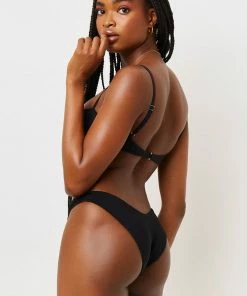 Frankie's Bikinis NEW IN Enzo Ribbed Cheeky Bikini Bottom