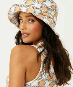 Frankie's Bikinis NEW IN Jax Terry Floral Bucket Hat