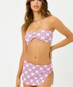 Frankie's Bikinis Jeanette Terry Strapless Bikini Top