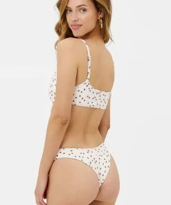 Frankie's Bikinis Katarina Terry Cheeky Bikini Bottom NEW IN
