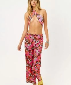 Frankie's Bikinis Michelle Low Rise Wide Leg Pants 5 Frankie's Bikinis Michelle Low Rise Wide Leg Pants