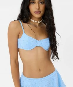 ONFEMME By Lindsey's Kloset Sales 8 Frankie's Bikinis NEW IN Summer Eyelet Bikini Bottom