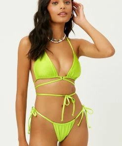 Frankie's Bikinis Tia Satin String Bikini Bottom 5 Frankie's Bikinis Tia Satin String Bikini Bottom
