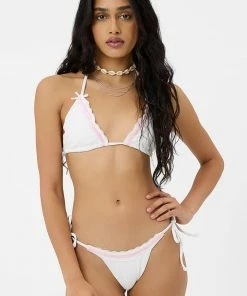 Frankie's Bikinis NEW IN Tia Waffle Triangle Bikini Top