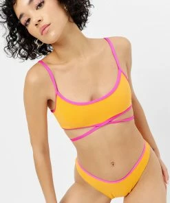 Frankie's Bikinis Waco Terry Bralette Bikini Top