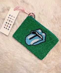 Tiana Designhouse Beaded Coin Purse - Rolling Stones