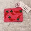 Tiana Designhouse Beaded Coin Purse - Hot Peppered