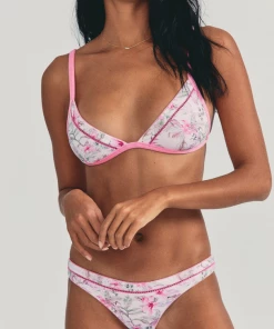 LoveShackFancy NEW IN Hawaiian Hibiscus Cheeky Bikini Bottom