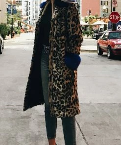 Just Female BEST SELLERS Jackie Faux Leo Coat