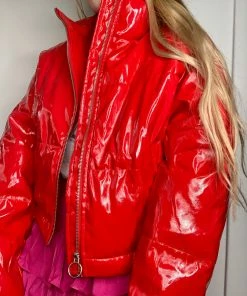 OnFemme By Lindsey's Kloset Cherry Bomb Puffer