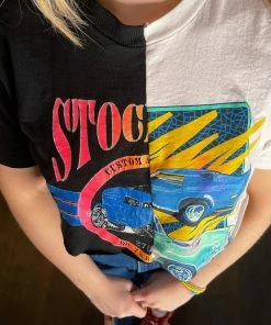 Undone By Kate Spliced Race Car Crop