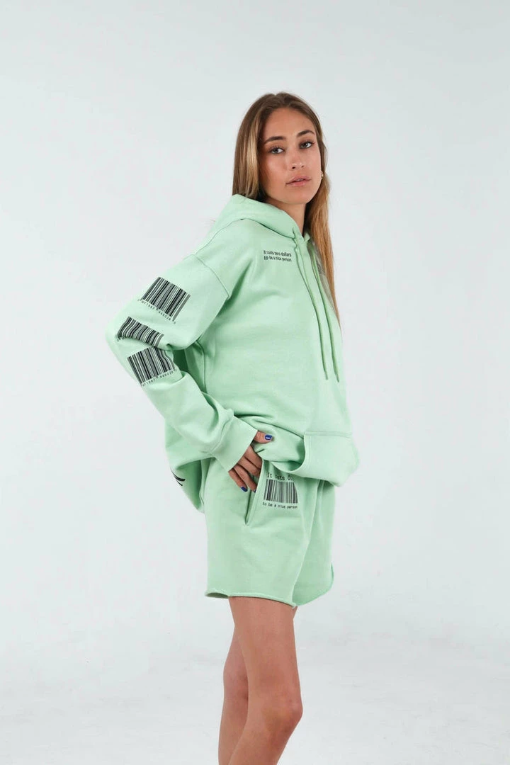 The Mayfair Group IT COSTS $0 TO BE A NICE PERSON Sweatshorts NEW IN 3 The Mayfair Group IT COSTS $0 TO BE A NICE PERSON Sweatshorts NEW IN