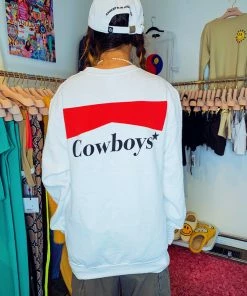 OnFemme By Lindsey's Kloset Cowboys Crewneck