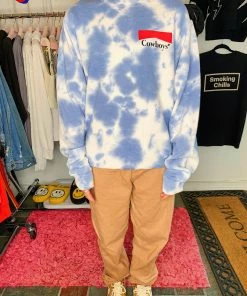 OnFemme By Lindsey's Kloset NEW IN Cowboys Crewneck - Tiedye
