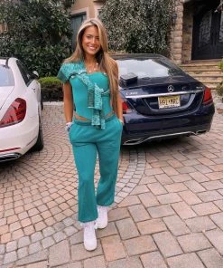 NEW IN TEAL BOYS LIE KNIT SWEATER