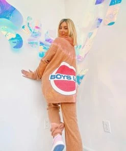 Boys Lie BROWN INSIDE OUT PAMELA TOP NEW IN